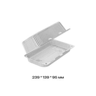 Контейнер пищевой упаковочный ПЭТ (пластик) УК-803 (РК-38), SKU 05030071
