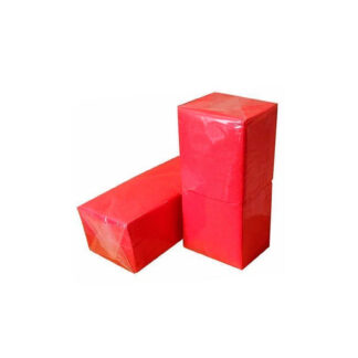 Салфетки бумажные 33*33, 1-слойные красные